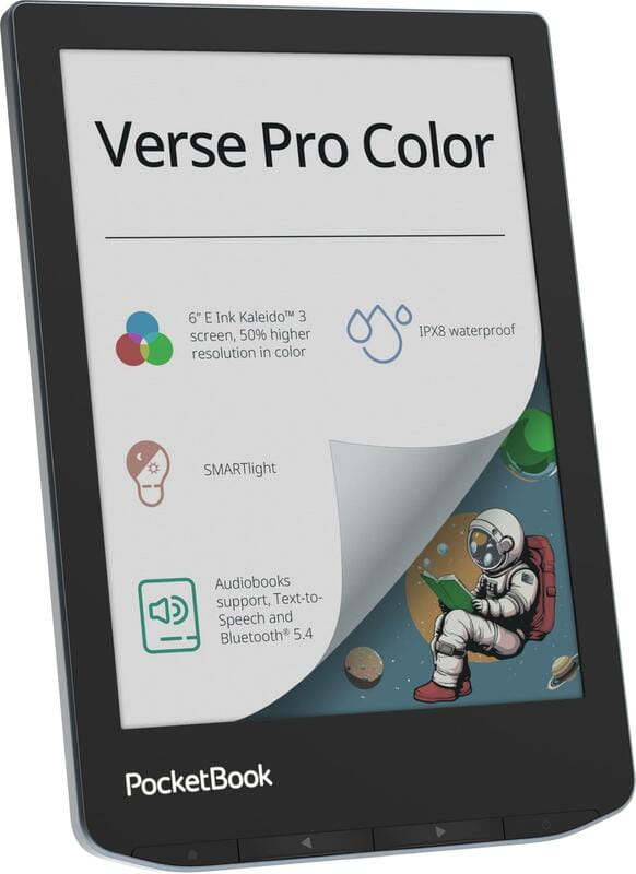Электронная книга PocketBook 634K3 Verse Pro Color Stormy Sea (PB634K3-1-CIS)