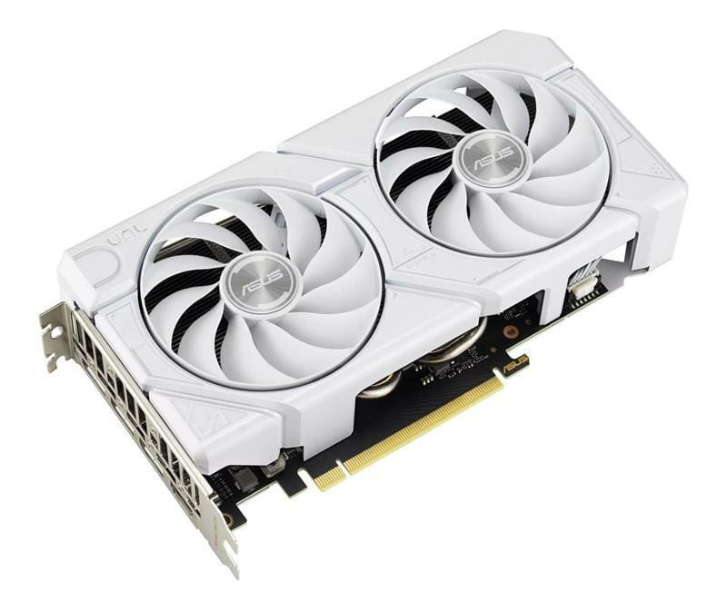 Видеокарта GF RTX 4060 8GB GDDR6 Dual Evo White OC Asus (DUAL-RTX4060-O8G-EVO-WHITE)