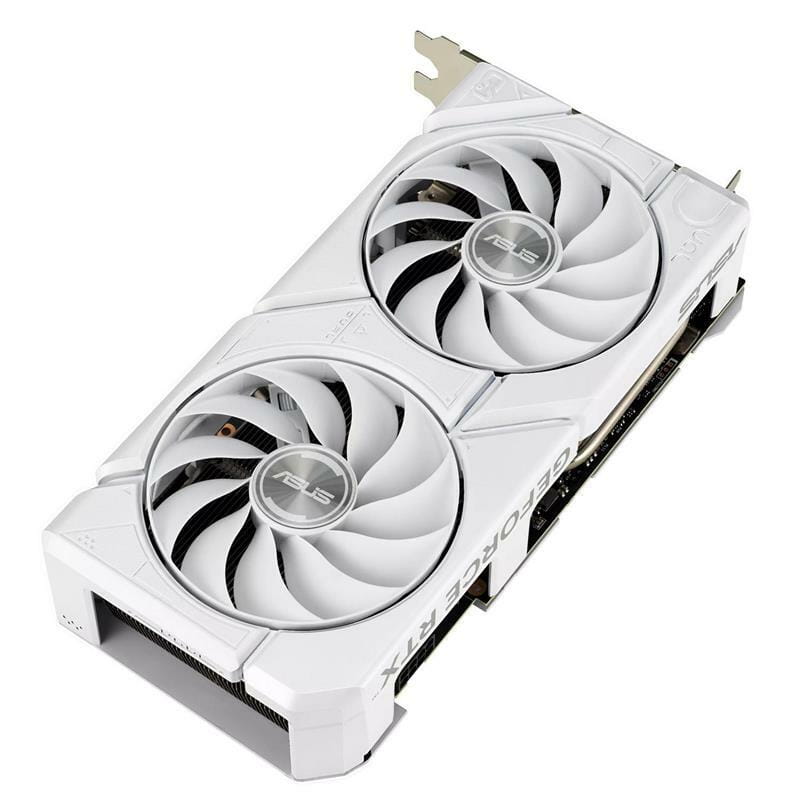 Видеокарта GF RTX 4060 8GB GDDR6 Dual Evo White OC Asus (DUAL-RTX4060-O8G-EVO-WHITE)