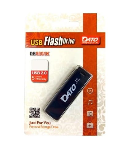 Флеш-накопичувач USB  8GB Dato DB8001 Black (DB8001K-08G)