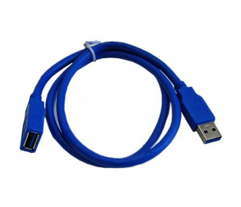 Кабель ATcom удлинитель USB 3.0 AM/AF 0.8 м blue