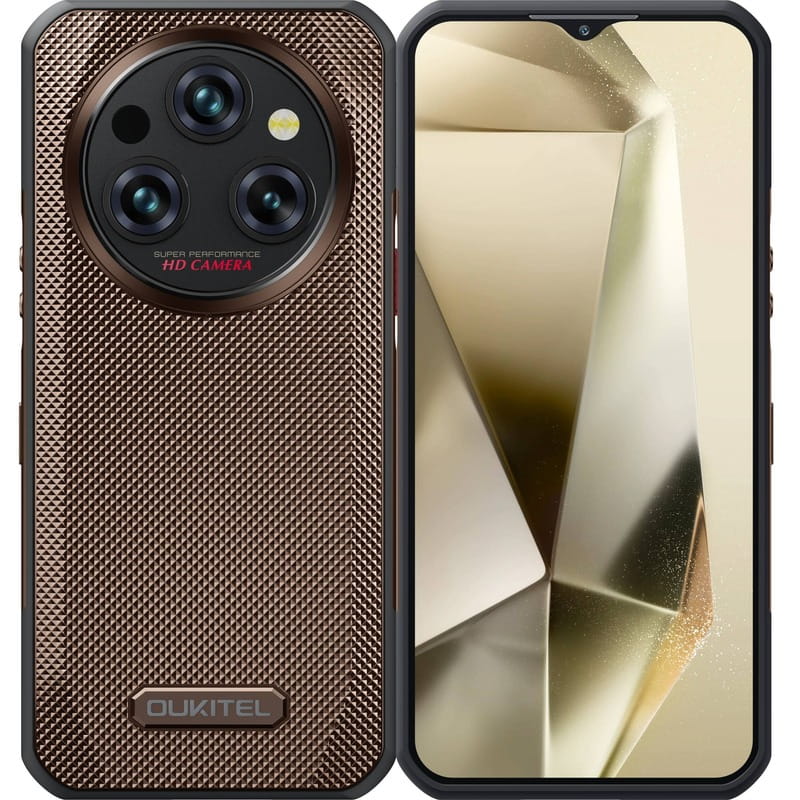 Смартфон Oukitel WP35 8/256GB Brown (6931940753814)