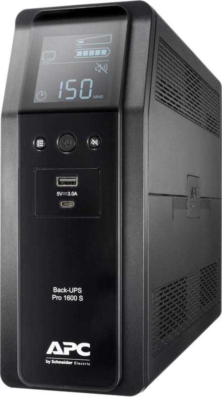 Джерело безперебійного живлення APC Back-UPS Pro S 1600VA/960W USB, 6+2 C13 (BR1600SI)