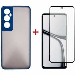 Чохол-накладка Dengos для Realme C65 Blue (DG-KM-94) + захисне скло