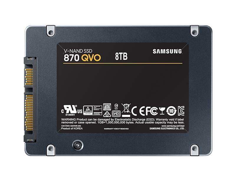 Накопитель SSD 8ТB Samsung 870 QVO 2.5" SATAIII V-NAND MLC (MZ-77Q8T0BW)