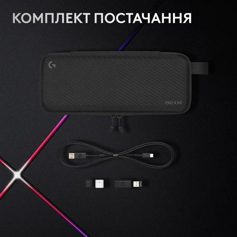 Клавиатура беспроводная Logitech G PRO X 60 TKL GX Optical Tactile White (920-011930)