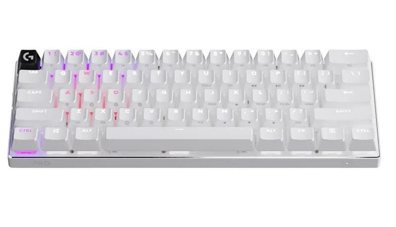 Клавиатура Logitech G PRO X 60 TKL GX Optical Tactile White (920-011930)