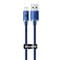 Фото - Кабель Baseus Crystal Shine USB-Lightning, 2.4A, 1.2м Blue (6932172602697) | click.ua