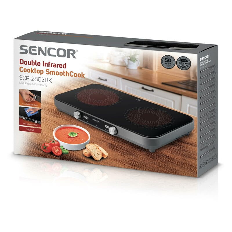 Настільна плита Sencor SmoothCook SCP2803BK