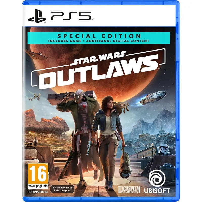 Игра Star Wars Outlaws - Special Edition для Sony PlayStation 5, Blu-ray (3307216284437)