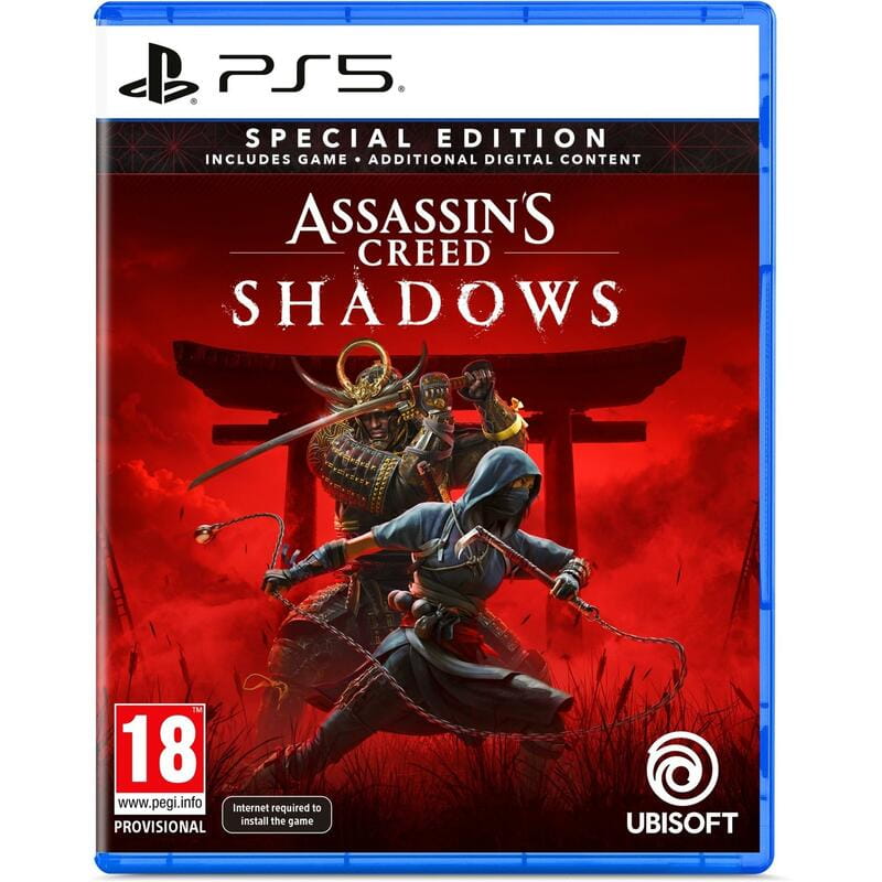 Игра Assassins Creed Shadows Special Edition для Sony PlayStation 5, Blu-ray (3307216292968)
