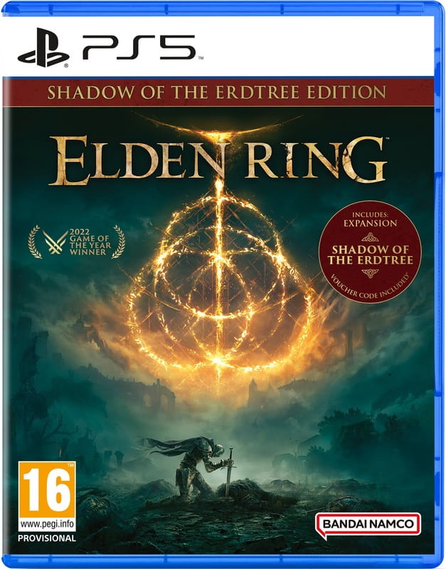 Игра Elden Ring Shadow of the Erdtree Edition для Sony PlayStation 5, Blu-ray (3391892031959)