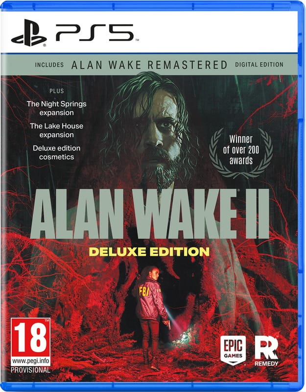 Игра Alan Wake 2 Deluxe Edition для Sony PlayStation 5, Blu-ray