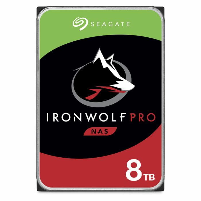 Накопитель HDD SATA 8.0TB Seagate IronWolf Pro 7200rpm 256MB (ST8000NT001)