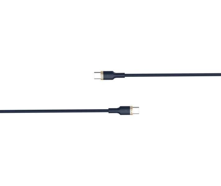 Кабель Golf USB Type-C - USB Type-C (M/M), 1 м, Black/Blue (GC-71C)