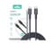 Фото - Кабель Aukey USB Type-C - USB Type-C (M/M), 1.8 м, Black (CB-SCC102) | click.ua