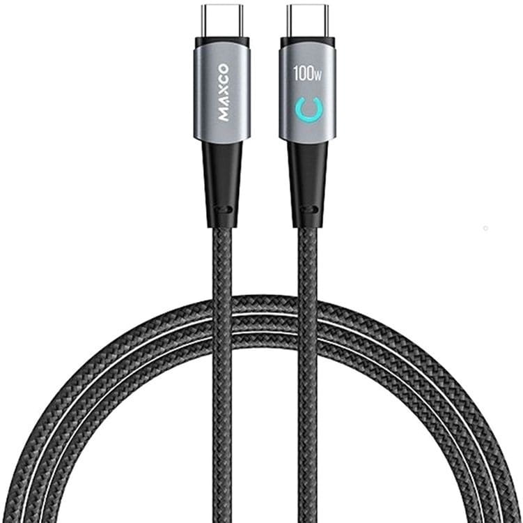 Кабель Maxco USB Type-C - USB Type-C (M/M), 1.2 м, Black (MS07CC)
