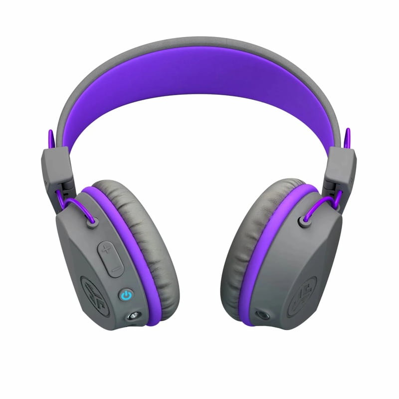 Bluetooth-гарнитура JLab JBuddies Studio Wireless Grey/Purple (IEUHBSTUDIORGRYPRPL4)