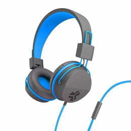 Гарнітура JLab JBuddies Studio Wired Grey/Blue (IEUHJKSTUDIORGRYBLU6)