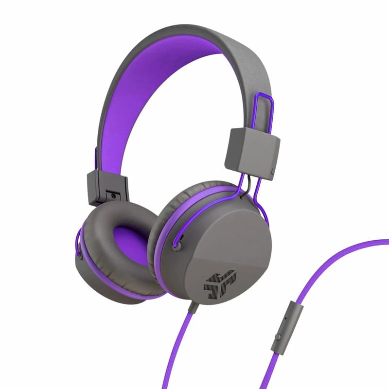 Гарнитура JLab JBuddies Studio Wired Grey/Purple (IEUHJKSTUDIORGRYPRP6)