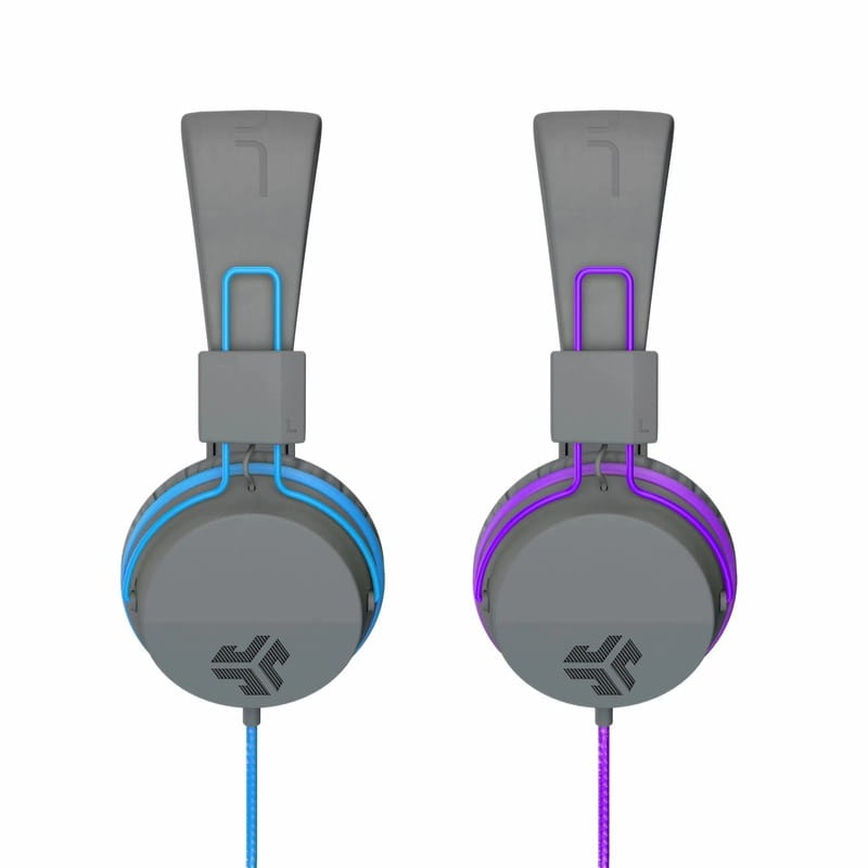 Гарнитура JLab JBuddies Studio Wired Grey/Purple (IEUHJKSTUDIORGRYPRP6)