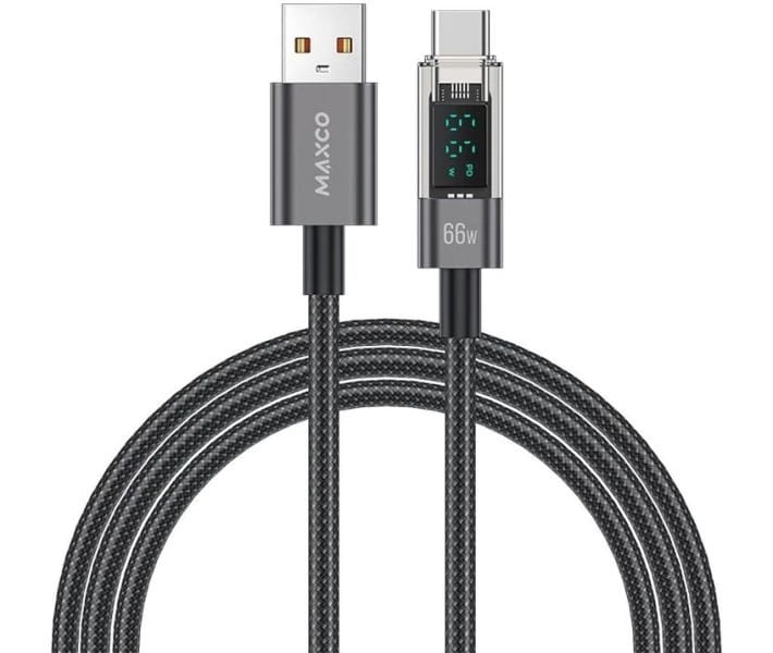 Кабель Maxco USB - USB Type-C (M/M), 2 м, Black (MS03C)