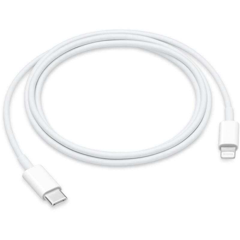 Кабель Apple USB Type-C - Lightning (M/M), 1 м, White (MUQ93ZM/A)
