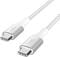 Фото - Кабель Belkin USB Type-C - USB Type-C (M/M), 2 м, White (CAB015BT2MWH) | click.ua