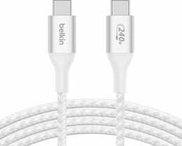 Кабель Belkin USB Type-C - USB Type-C (M/M), 1 м, White (CAB015BT1MWH)