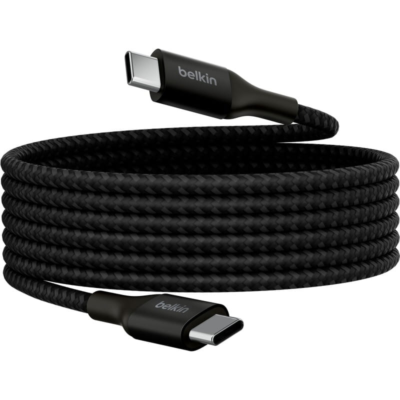 Кабель Belkin USB Type-C - USB Type-C (M/M), 2 м, Black (CAB015BT2MBK)