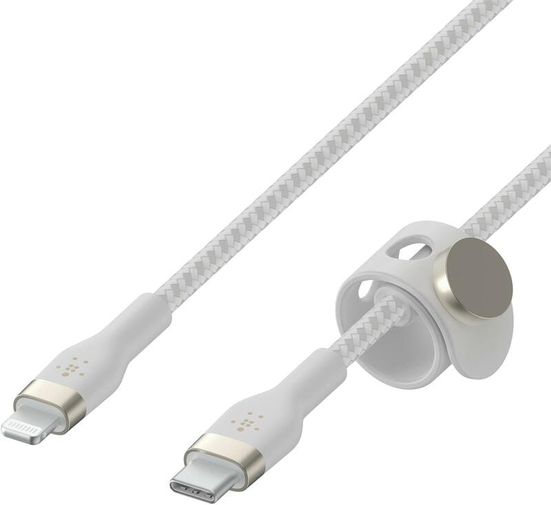 Кабель Belkin USB Type-C - Lightning (M/M), 1 м, White (CAA011BT1MWH)