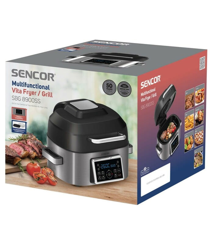 Мультипечь Sencor SBG 8900SS