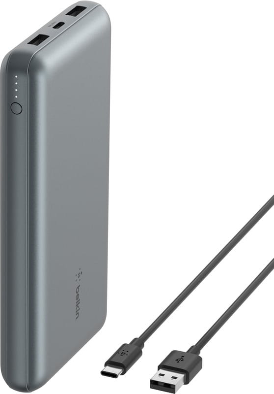 Універсальна мобільна батарея Belkin Power Bank 10000mAh 15W Gray (BPB011BTGY)