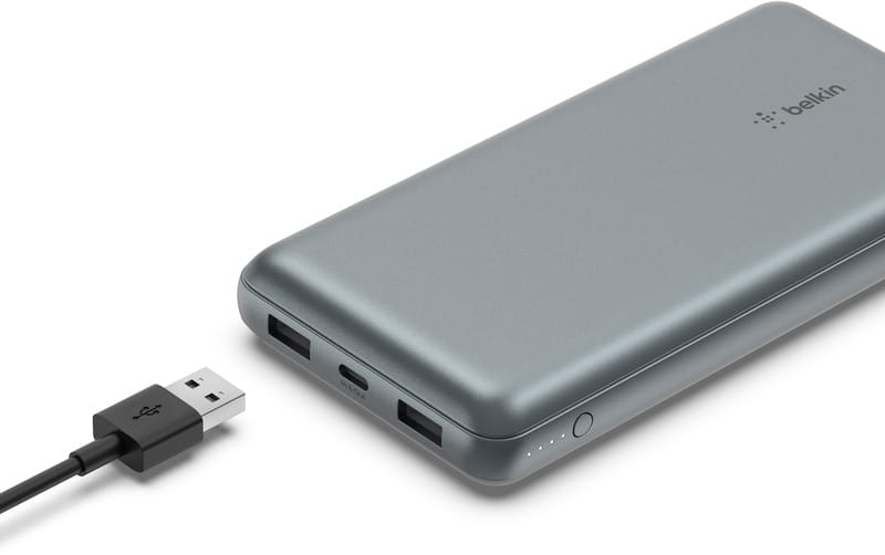 Універсальна мобільна батарея Belkin Power Bank 10000mAh 15W Gray (BPB011BTGY)