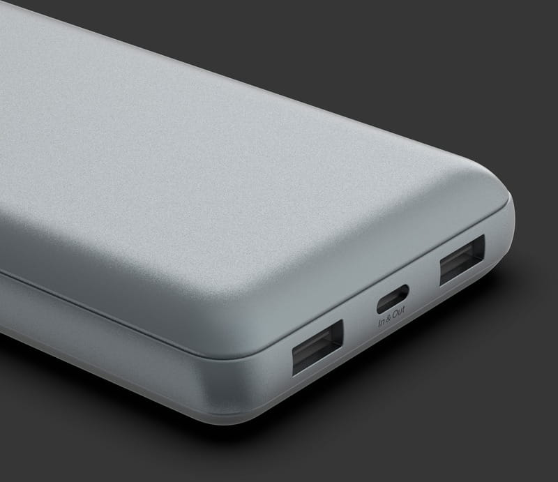 Универсальная мобильная батарея Belkin Power Bank 10000mAh 15W Gray (BPB011BTGY)