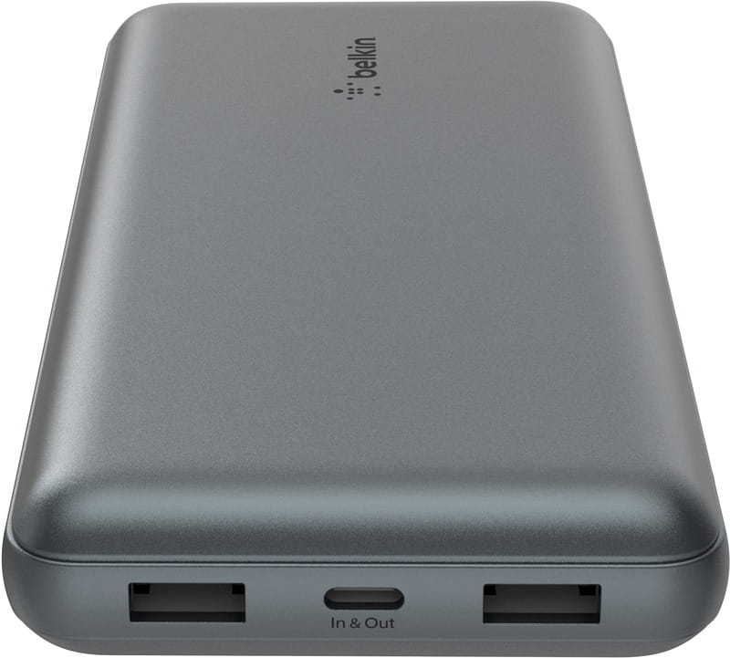 Универсальная мобильная батарея Belkin Power Bank 10000mAh 15W Gray (BPB011BTGY)