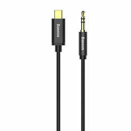 Аудіо-кабель Baseus AUX USB Type-C - 3.5 mini jack (M/M), 1.2 м, Black (CAM01-01)