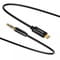 Фото - Аудіо-кабель Baseus AUX USB Type-C - 3.5 mini jack (M/M), 1.2 м, Black (CAM01-01) | click.ua