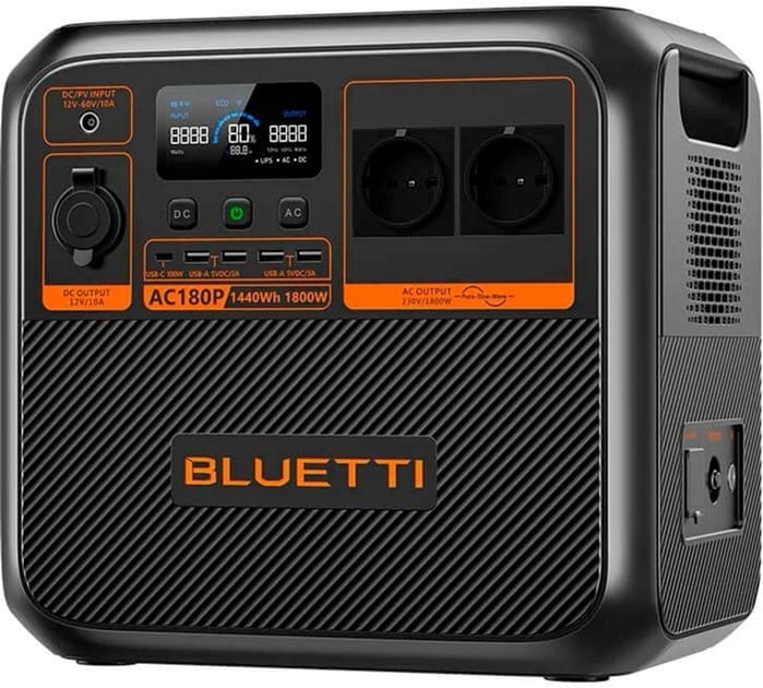 Зарядна станція Bluetti AC180P, 1440Wh, 1800W, LiFePO4_EU