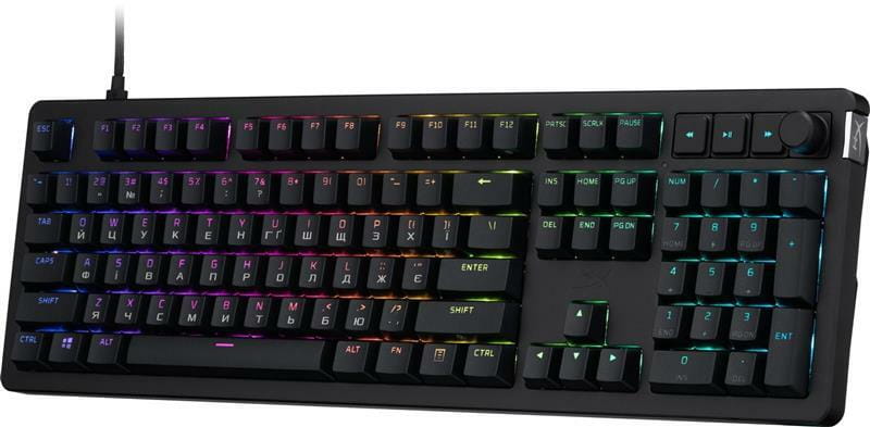 Клавіатура HyperX Alloy Rise PBT HX Red Black (7G7A3AA)