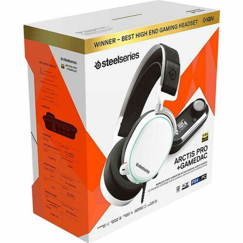 Гарнитура SteelSeries Arctis Pro White + GameDac (61454)