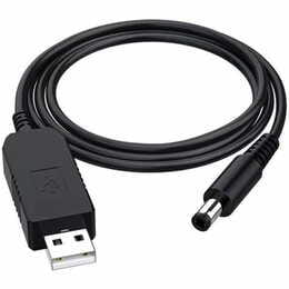 Кабель Power Boost cable USB - DC 5.5x2.1 12V (M/M), 1 м, Black