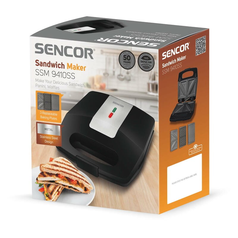 Бутербродниця Sencor SSM 9410SS