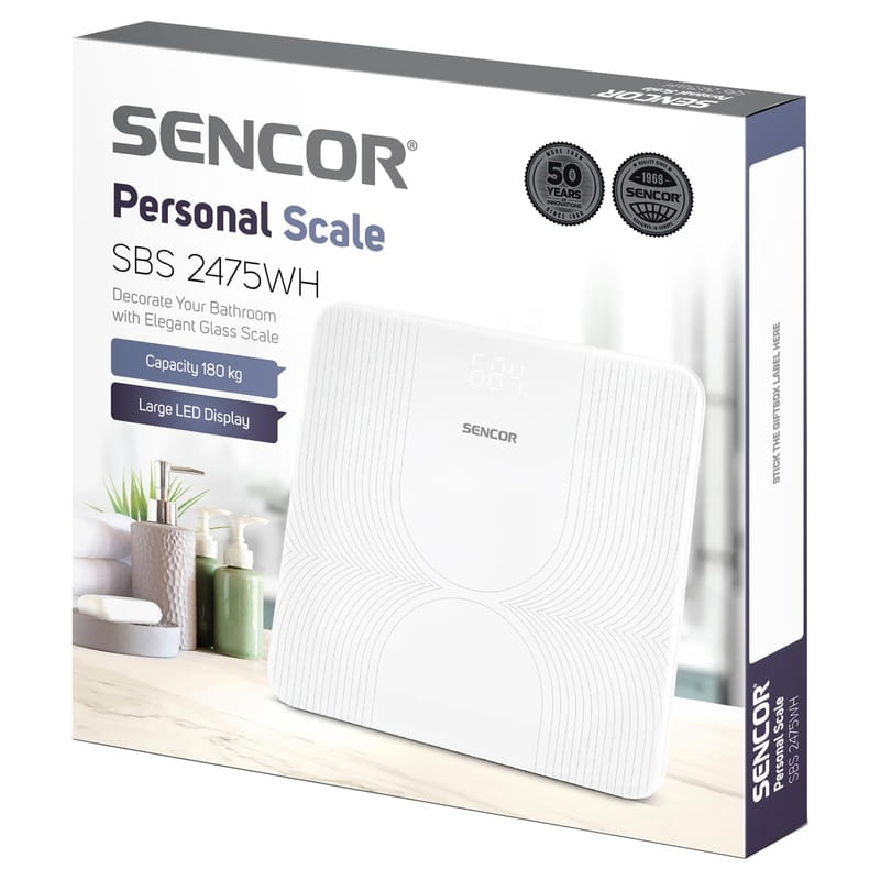 Ваги підлогові Sencor SBS 2475WH