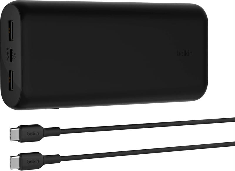 Универсальная мобильная батарея Belkin Power Bank 20000mAh 20W Black (BPB014BTBK)