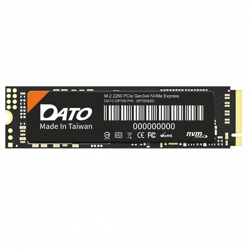 Накопитель SSD 1TB Dato DP700 M.2 2280 PCIe 3.0 x4 NVMe 3D NAND (DP700SSD-1TB)