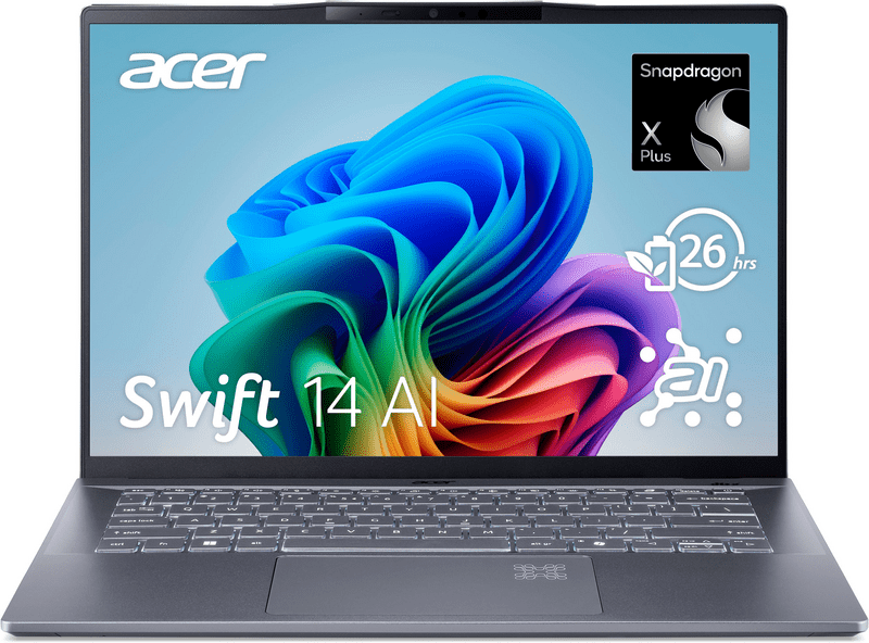 Ноутбук Acer Swift 14 AI SF14-11 (NX.KZXEU.001) Steel Gray