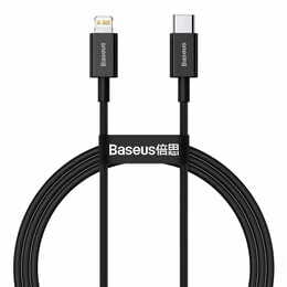 Кабель Baseus Superior Fast Charging USB-C-Lightning, 2м Black (CATLYS-C01)