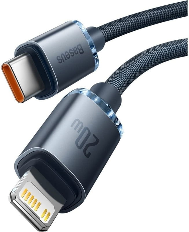 Кабель Baseus USB Type-C - Lightning (M/M), 1.2 м, Black (CAJY000201)