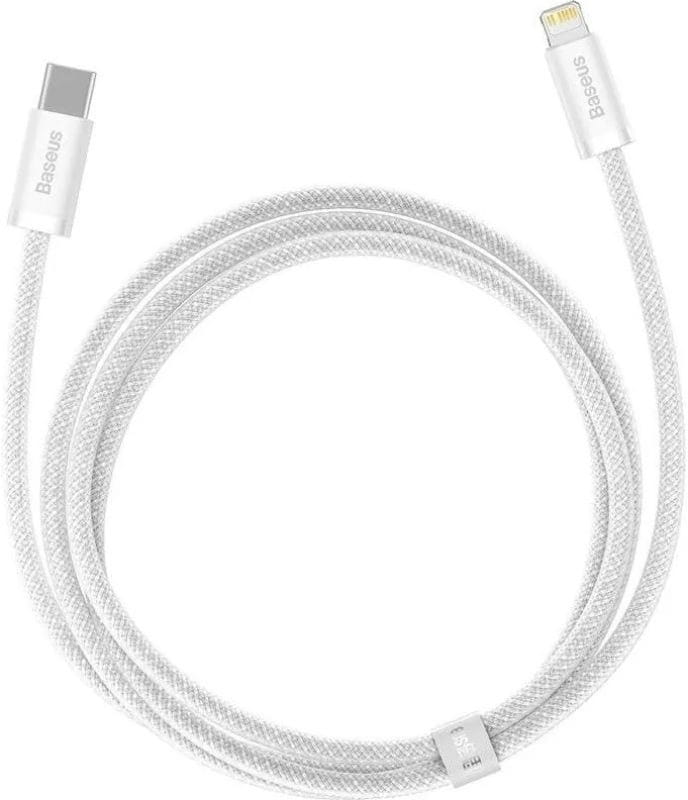 Кабель Baseus USB Type-C - Lightning (M/M), 1 м, White (CALD000002)